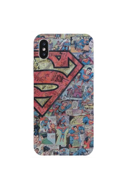 Other Apple iPhone Xs Max Superman galaxy Transparent Silicone TPU Θήκη