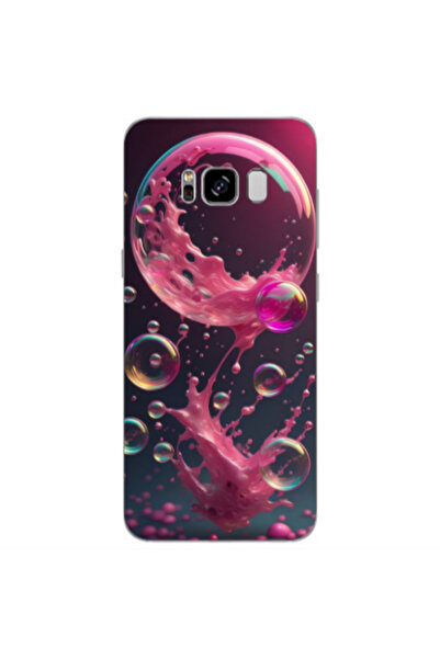 Other Samsung S8 Plus Pink balloon Transparent Silicone TPU Θήκη