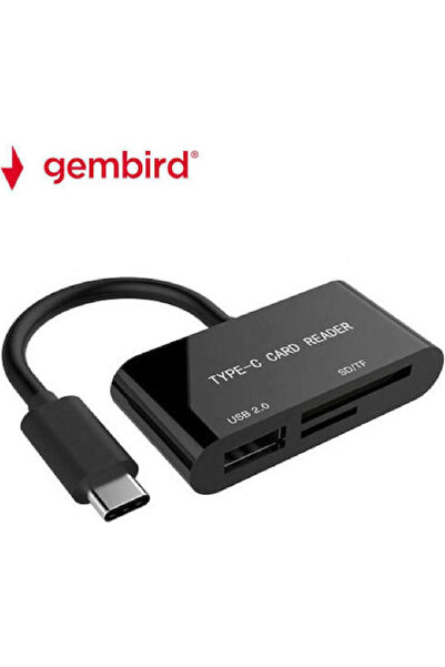 Gembird Αναγνώστης καρτών USB 3.1 Type-C για /S/D/ / / / / / Κωδικός: UHB-CR3-02