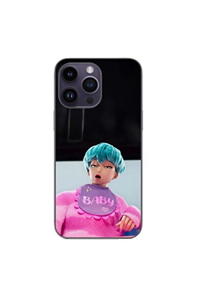 OEM Husa compatibila cu Apple iPhone 15 Pro Max Silicon Gel Tpu Model KPop De...