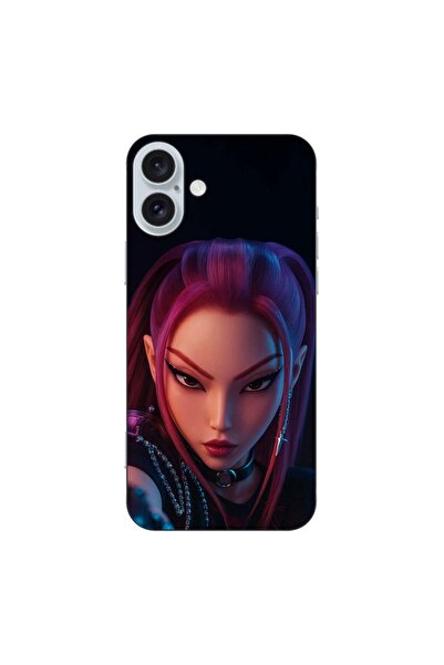 OEM Husa compatibila cu Apple iPhone 16 Plus Silicon Gel Tpu Model KPop Demon...