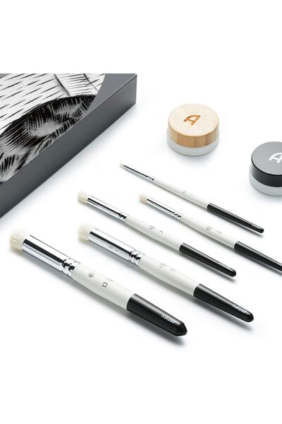 ARTIFY art supplies Set de pensule drybrush cu tampon de umidificare și săpun...