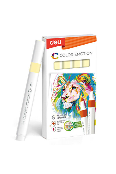 Deli Marker acrilic galben deschis COLOR EMOTION