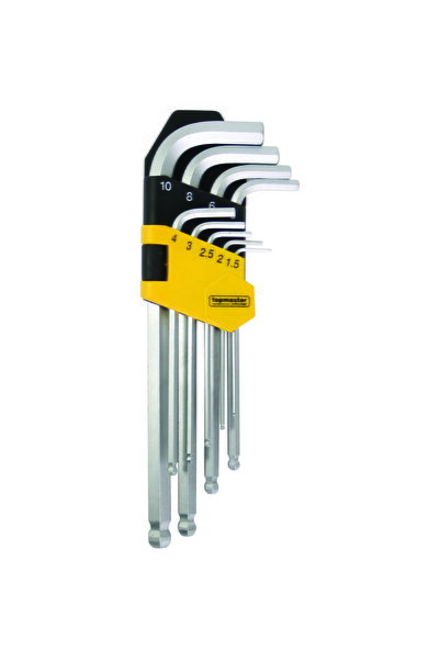 Top Master Pro Chei imbus cu bila 1.5-10mm lungi set 9pcs CR-V TMP