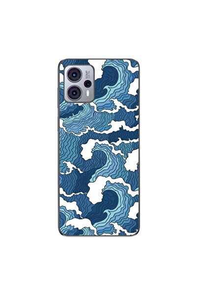 OEM Husa compatibila cu Motorola Moto G13 Silicon Gel Tpu Model Crazy Waves