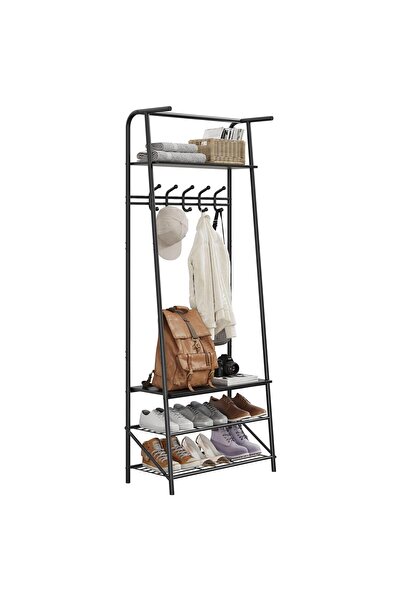 Garvee 1 Iron MDF Minimalist Style Hall Rack - Fashionable, Practical, Cost-e...