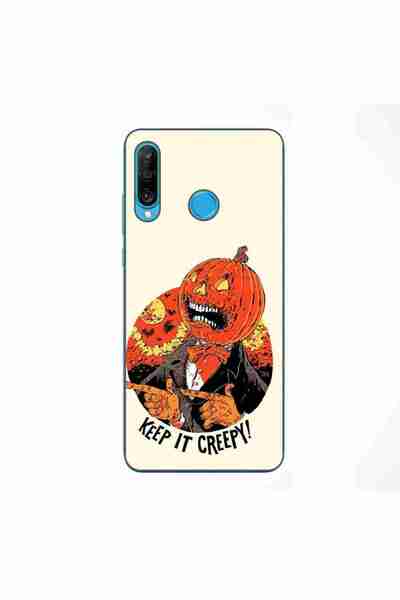 OEM Husa compatibila cu Huawei P30 Lite Silicon Gel Tpu Model Halloween Keep ...