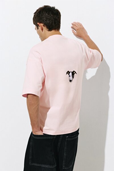 Pull & Bear Dog Person baskılı tişört