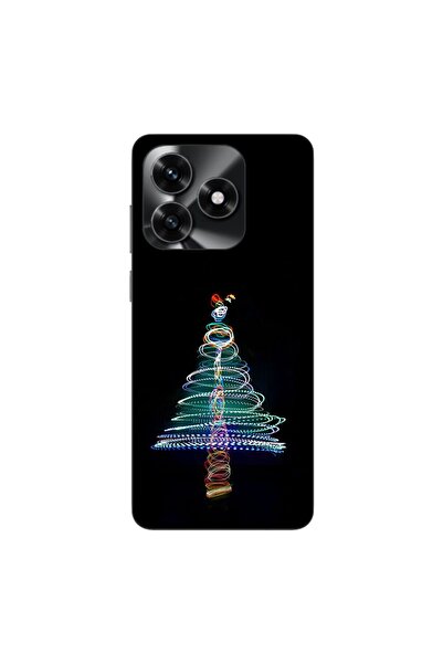 OEM Husa compatibila cu Honor X5c Plus Silicon Gel Tpu Model Craciun Brad Neon