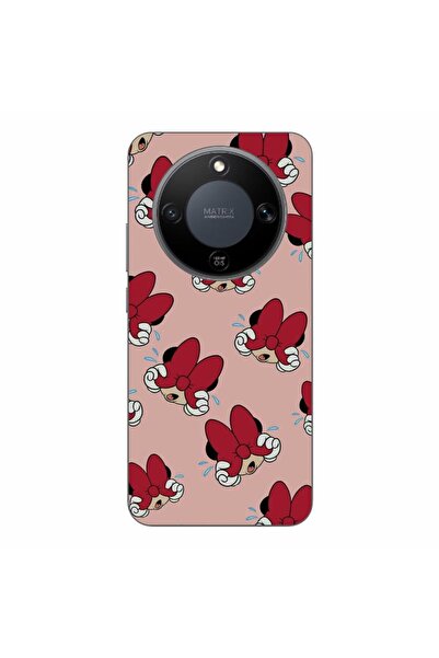 OEM Калъф, съвместим с Honor Magic8 Lite, силиконов гел TPU, с десен Мини, че...