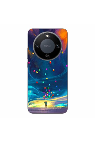 OEM Husa compatibila cu Honor Magic8 Lite Silicon Gel Tpu Model Baloane Univers
