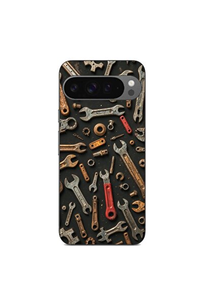 OEM Husa compatibila cu Google Pixel 9 Pro XL Silicon Gel Tpu Model Mechanic ...