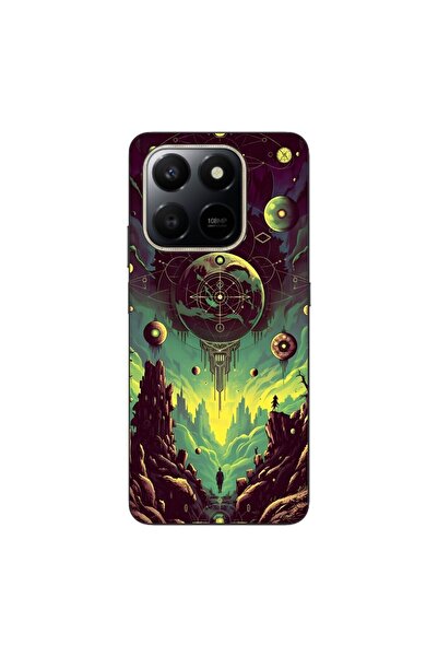 OEM Case compatible with Honor 400 Smart Silicon Gel Tpu Model Mystical Planet