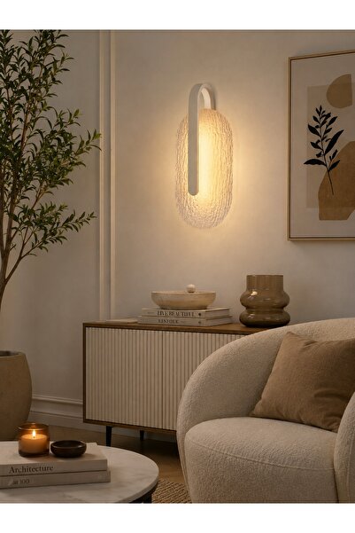 N.zone Modern Led Wall Lamp with 3 Lighting Colors (Warm, White) - 30X15X6Cm,...