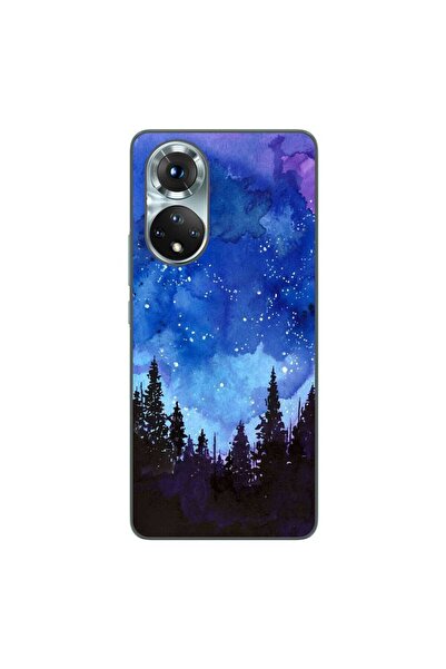 OEM Husa compatibila cu Honor 50 Silicon Gel Tpu Model Night Forest