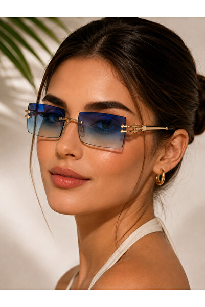 G Sport POLO Rectangular Crystal Cut Women's Sunglasses
