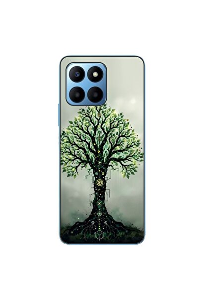 OEM Θήκη συμβατή με Honor X6 από σιλικόνη gel TPU, μοντέλο Μυστικό Δέντρο