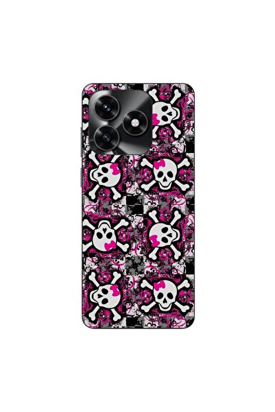 OEM Husa compatibila cu Honor X5c Plus Silicon Gel Tpu Model Pop Art Skeleton