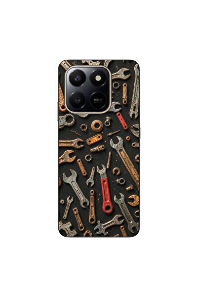 OEM Husa compatibila cu Honor X7d Silicon Gel Tpu Model Mechanic Tools Pattern