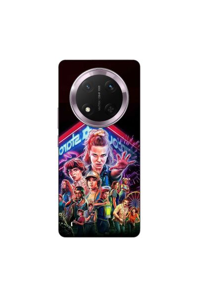 OEM Θήκη συμβατή με Honor Magic7 Lite, από σιλικόνη gel TPU, με σχέδιο Strang...