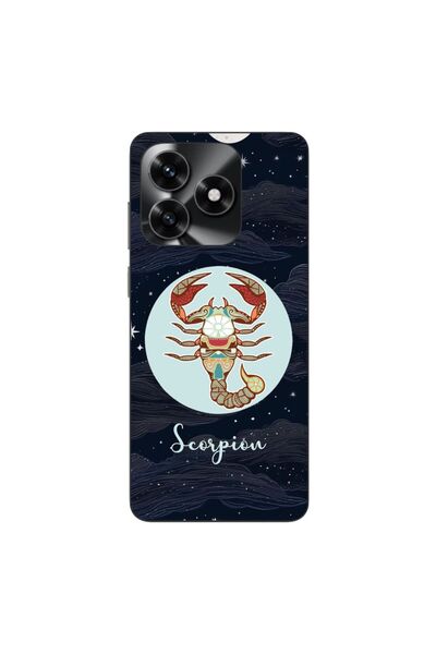 OEM Husa compatibila cu Honor X5c Plus Silicon Gel Tpu Model Horoscop Scorpion