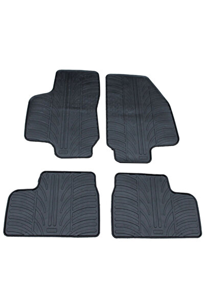Gledring Top Bottom Set of rubber car mats Opel Astra G 1998-2004, Black, Gle...