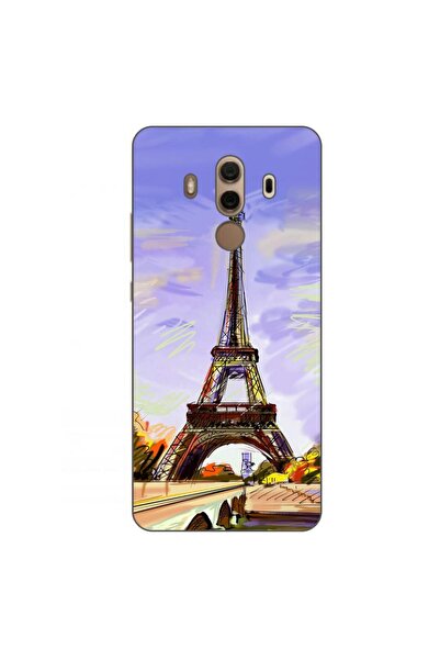 OEM Husa compatibila cu Huawei Mate 10 Pro Silicon Gel Tpu Model Desen Turnul...