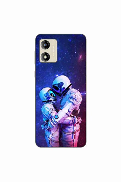 OEM Husa compatibila cu Motorola Moto E13 Silicon Gel Tpu Model Astronauts Co...