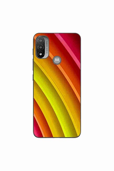 OEM Husa compatibila cu Motorola Moto E20 Silicon Gel Tpu Model Abstract Stripes