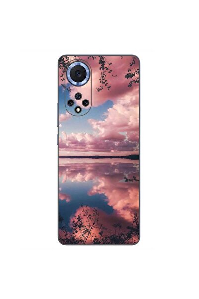 OEM Husa compatibila cu Huawei Nova 9 Silicon Gel Tpu Model Pink Clouds