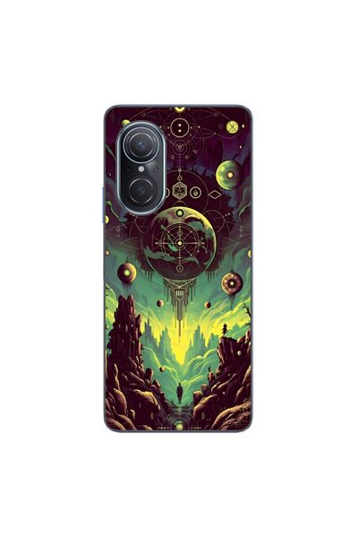 OEM Θήκη συμβατή με Huawei Nova 9 SE Σιλικόνης Τζελ TPU με σχέδιο Μυστικός Πλ...