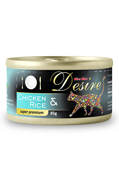Desire Hrana Umeda Pisici DESIRE, Pui File si Orez in Gelatina, 85g