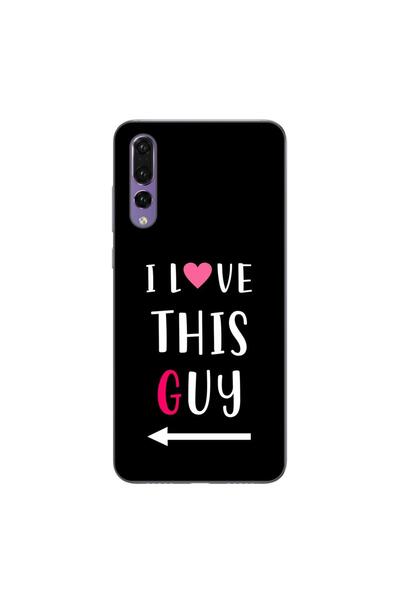 OEM Husa compatibila cu Huawei P20 Pro Silicon Gel Tpu Model Cupluri I love T...