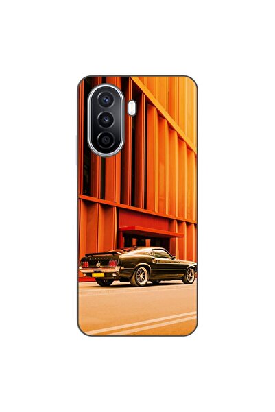 OEM Θήκη συμβατή με Huawei Nova Y70 Σιλικόνης Τζελ TPU Μοντέλο Mustang Sunset