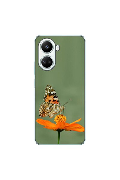 OEM Θήκη συμβατή με Huawei Nova 10 SE από σιλικόνη gel TPU με σχέδιο πεταλούδας