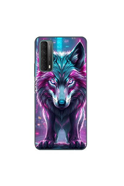 OEM Husa compatibila cu Huawei P Smart 2021 Silicon Gel Tpu Model Cyberpunk Wolf