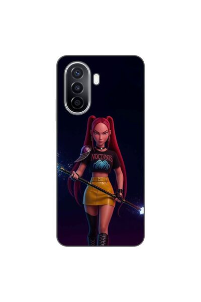 OEM Husa compatibila cu Huawei Nova Y70 Silicon Gel Tpu Model KPop Demon Hunt...