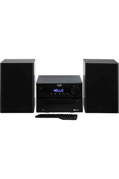 adler Ηχοσύστημα 2 AD1917 AD 1917 50W με CD Player και Bluetooth Μαύρο