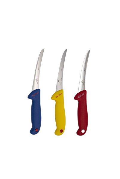 KAVI ONE Set 3 cutite pentru macelarie Germany Steel, 28 cm, maner din plasti...