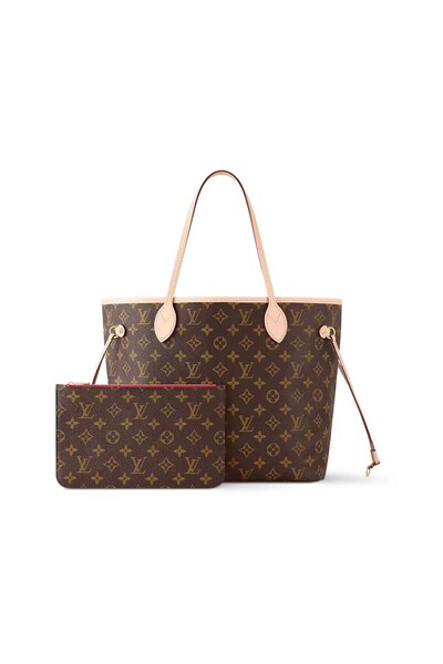 Louisto Classic letter print all-over tote bag/letter bag, large capacity tra...