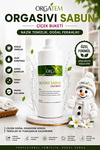 ORGATEM Orga Liquid Soap Flower Bouquet 750 ml