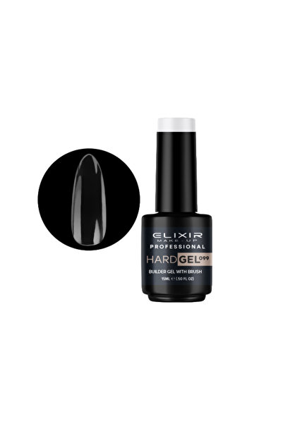 Elixir HARD GEL 099 BUILDER GEL WITH BRUSH 15ML