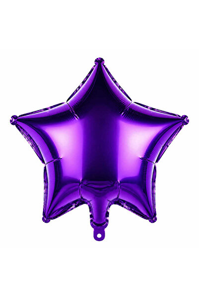 BeySüS Star Foil Balloon Purple (18 Inc)