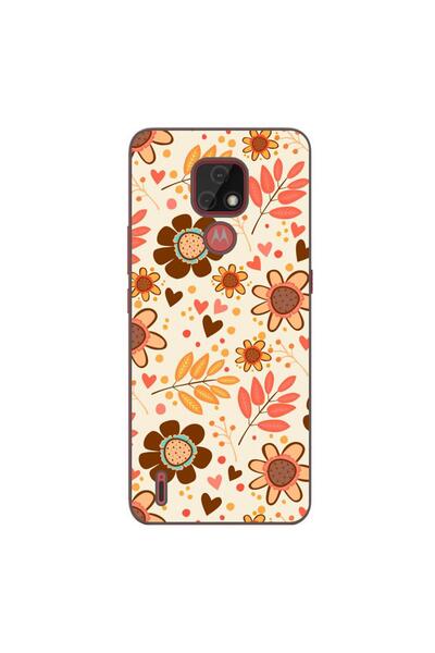 OEM Калъф, съвместим с Motorola Moto E7, силиконов гел TPU, с десен  "Любяща ...