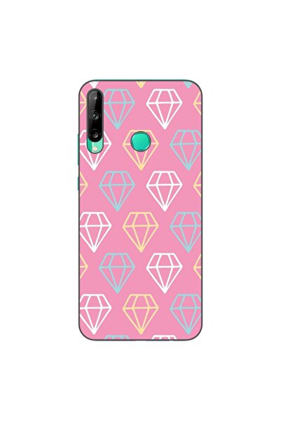OEM Husa compatibila cu Huawei P40 Lite E Silicon Gel Tpu Model Diamond Patte...