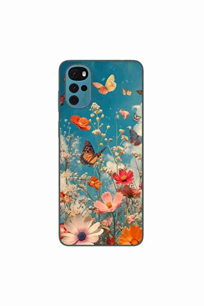 OEM Husa compatibila cu Motorola Moto G22 Silicon Gel Tpu Model Flori si Fluturi