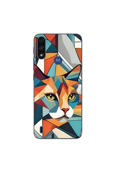 OEM Husa compatibila cu Motorola Moto E7 Power Silicon Gel Tpu Model Cubic Ca...