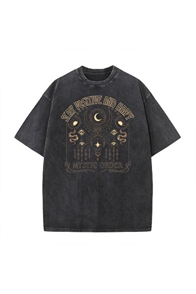 bellanova Unisex Oversize T-shirt με στάμπα Streetwear Άνετη εφαρμογή Daily P...