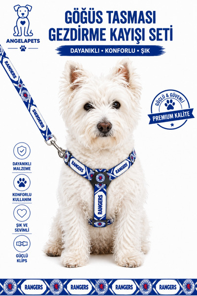 Angelapets Chest Harness and Travel Strap Set World Cup Series