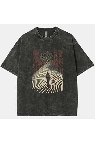 bellanova Unisex Oversize Printed T-Shirt Streetwear Comfortable Fit Daily Pr...
